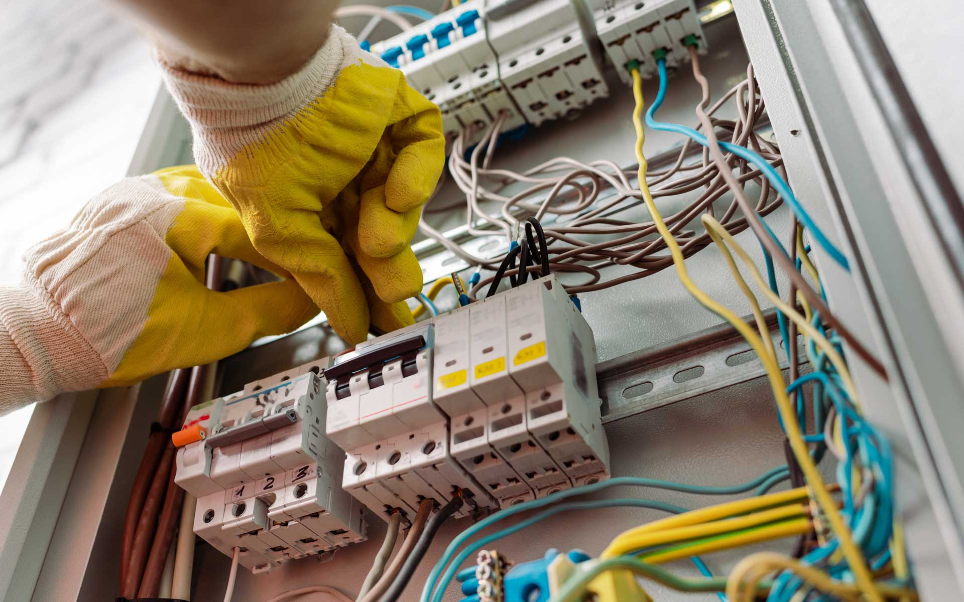 Hypervolt Electrical technician at work